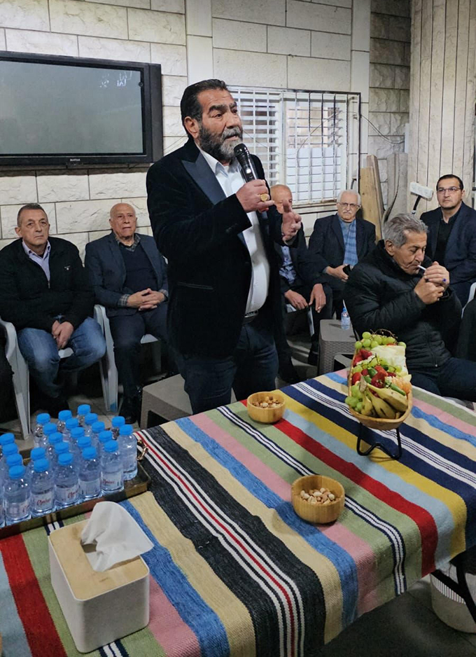 عقد راية الصلح بين عائلتي حمزة وفندي عواودة في كفركنا